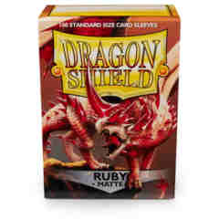 Dragon Shield Box of 100 - Matte Ruby