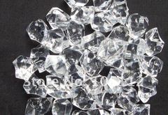 20 Acrylic Crystals - White