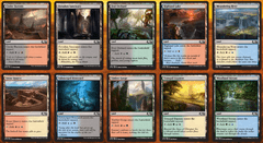 100 Two Color Lands (Any Rarity)
