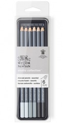 Winsor & Newton: Studio Collection Charcoal Pencil Tin - Assorted (6pc)
