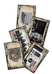 Attack on Titan - Eyecatching Group Playing Cards