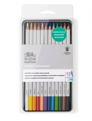 Winsor & Newton: Studio Collection Watercolour Pencil Tin (12pcs)