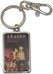 Erased - Hinazuki & Satoru Metal Keychain