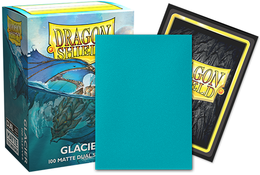 Dragon Shield 100 Count Box DUAL Matte - Glacier