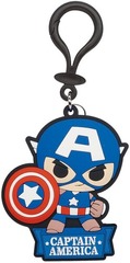 Marvel Captain America Soft Touch PVC Bag Clip