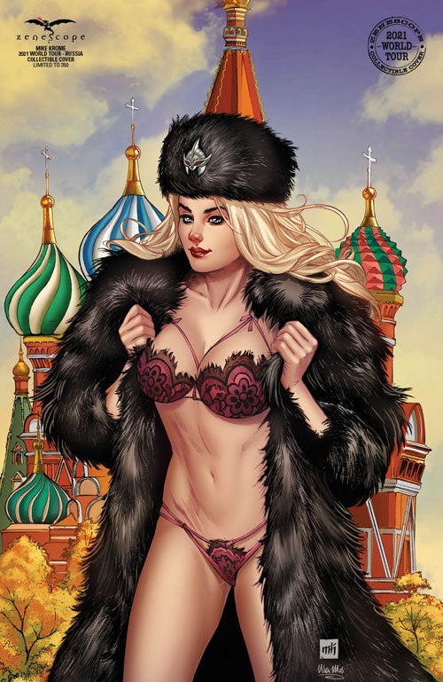 Grimm Fairy Tales Vol 2 #47 Cover H Mike Krome World Tour Russia Exclusive LTD 350