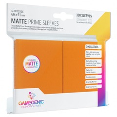 GameGenic Matte Prime Sleeves: Orange