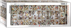 The Sistine Chapel Ceiling -  Panoramic 1000 pc puzzle