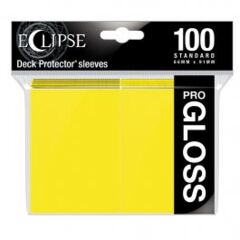 ULP15608 Ultra Pro Sleeves: Eclipse Pro Gloss: Lemon Yellow