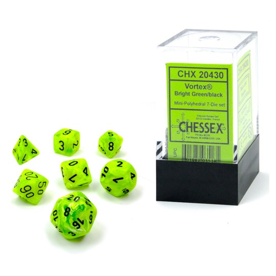 CHX20430 7-set Cube Mini Vortex Bright Green w/Black