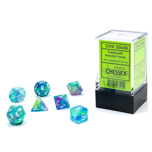 CHX20546 7-Set Cube Mini Festive Waterlily w/White