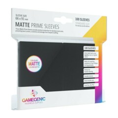 GameGenic Matte Prime Sleeves: Black