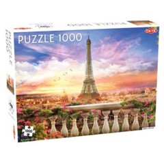 Puzzle: Around the World: Eiffel Tower Paris 1000pc