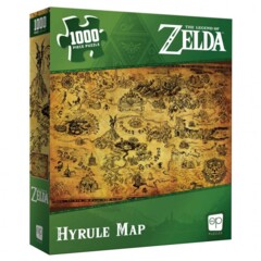 Zelda Hyrule Map 1000pc puzzle