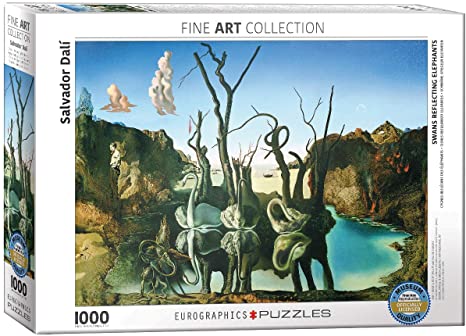 Swans Reflecting Elephants - 1000pc puzzle