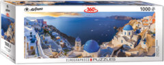 Santorini Greece - Panoramic 1000 pc puzzle