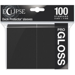 Ultra Pro Eclipse Gloss Sleeves - Jet Black - 100ct