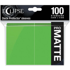 Ultra Pro Eclipse Matte Sleeves - Lime Green - 100ct