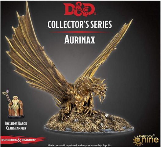 Collectors Series Aurinax Gold Dragon