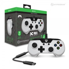 (Hyperkin) X91 Wired Controller for Xbox One/ Windows 10 (White)