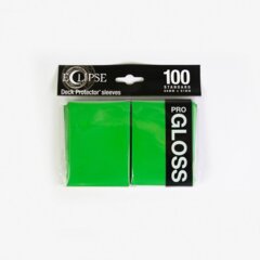 Ultra Pro - Standard Deck Protectors: Eclipse Pro-Gloss Lime Green 100 ct