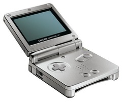 Nintendo Gameboy Advance SP - Platinum