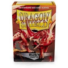 Dragon Shield Box of 100 in Matte Ruby