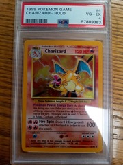 Charizard 1999 Pokemon BASE Holo 4/102 PSA 4