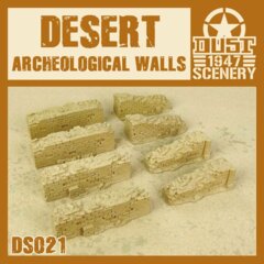DS021  DESERT  ARCHEOLOGICAL  WALLS
