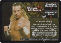 <i>Revolution</i> Shawn Michaels Superstar Card