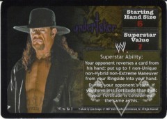 <i>Revolution</i> Undertaker Superstar Card