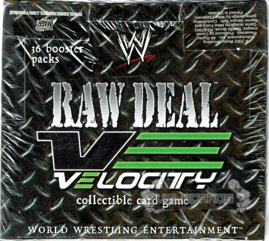 WWE CCG TCG Raw Deal Velocity Booster Box Brand New Factory Sealed 36 Packs 