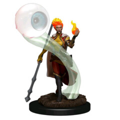 D&D Prepainted Premium Miniatures: Female Fire Genasi Wizard- W6