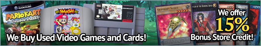 Shop our buylist to sell us used games and cards