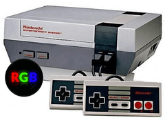 NES Nintendo Entertainment System / 2 controllers / RGB Mod (NES)